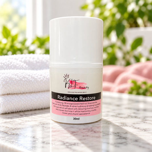 KLF Beauty Radiance Restore in a spa setting
